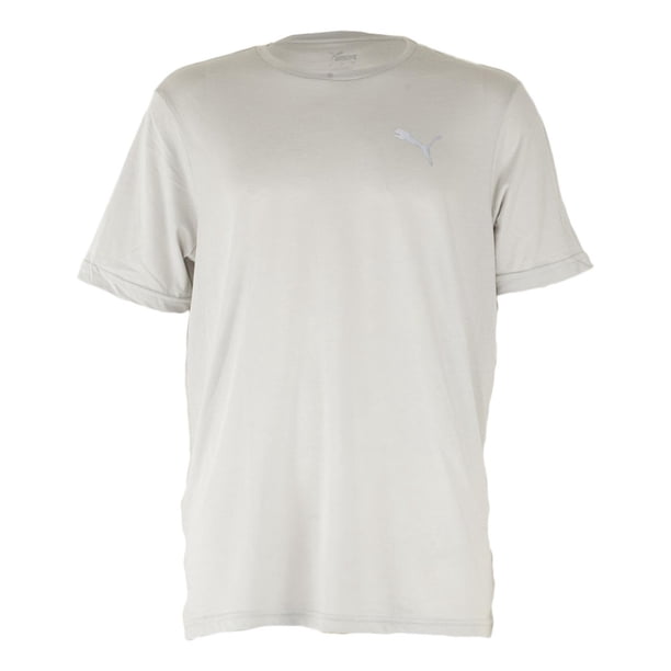 Playera Puma Hombre Caballero Entrenamiento Cotton Feel gris L