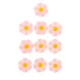 thumbnail image 2 of 10 abalorios de margaritas cortadas Sunnimix Rosa, 2 of 8