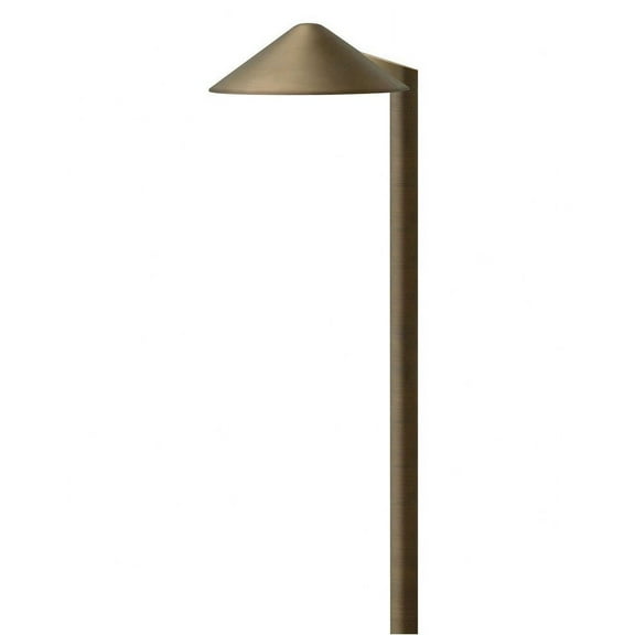 16012MZ-LL-Hinkley Lighting-Hardy Island - Low Voltage 1 Light Path Light - 7 Inches Wide by 18.5 Inches High-Matte Bronze Finish-T5 Wedge Lamp Base