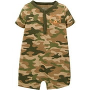 Newborn Boy Henley Romper