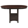 thumbnail image 4 of Lavon 5-piece Oval Counter Height Dining Set Light Chestnut, 4 of 12