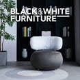 thumbnail image 6 of Rounded Accent Chair by Black & White Furniture (Black) - Beautifully Crafted Furniture Perfect for Houses, Condos and Apartment – Easy Assembly, 6 of 7