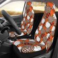 thumbnail image 2 of Pofeuu Various Pumpkins Print Automotive Car Seat Covers Flat Cloth Full Set Seat Covers,Car Seat Covers front seats for Cars Trucks and SUVs(Two packs), 2 of 7