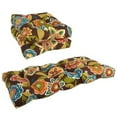 thumbnail image 3 of Blazing Needles Squared Patterned Spun Polyester Tufted Settee Cushions (Set of 3), 3 of 3