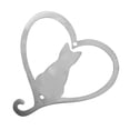 thumbnail image 3 of Adorable adorno colgante de gato de metal para jardín. Adorno colgante para gato. Decoración para el hogar. Cordón no incluido., 3 of 6