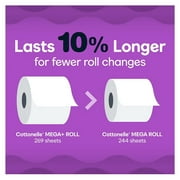 Cottonelle Ultra Comfort Toilet Paper, 36 Mega Plus Rolls, 2-Ply, 269 Sheets per Roll
