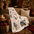 thumbnail image 3 of Australian Shepherd Puppy Rose Garden, Playful Pet Portrait Pattern, Warm Flannel Blanket for Living Room and Bedroom, Dog Lovers Just Because Gift, Pet Lover Home Decor, 3 of 9
