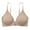 Khaki, variant on Sngxgn Women's Wireless Seamless Full-Coverage Convertible T-Shirt Bra(Black,XL)