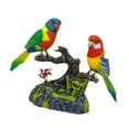 thumbnail image 2 of Adorno de pájaros eléctricos de loros s, decoración creativa de escritorio para el hogar y la Oficina, juguete para pájaros con Control de, 2 of 8