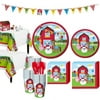 Farmhouse Fun 1st Birthday Party Kit for 32 Guests