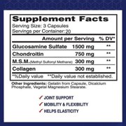 Alflexil - Glucosamine Chondroitin MSM Collagen - 60 capsules