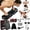 Black 2-Kit, variant on Push Up Board Fitness  Portable Foldable 20 In 1 Bar At Home Gym Pushup Handles For Floor. Professional Strength Equipment Man And Women