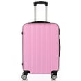 thumbnail image 7 of 3 Piece Luggage Sets w/Dual Spinner Wheels, Carryon Suitcase with TSA Lock, Lightweight Hardshell Luggage Set: 20'' 24'' 28'', Spinner Heavyweight Traveling Storage Suitcase for Traveling, Pink, S161, 7 of 7