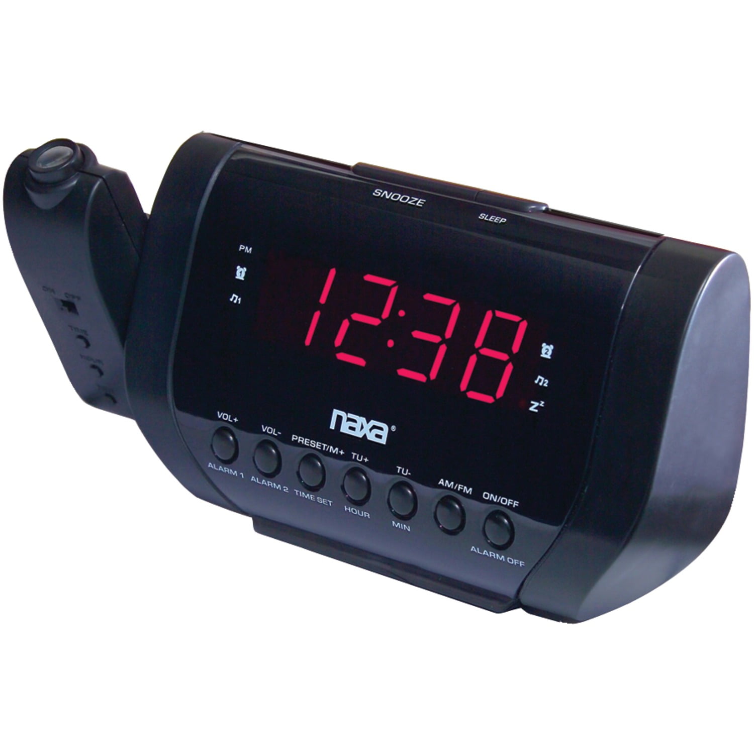 La Crosse Technology  616-146 Color Projection Alarm Clock with Outdoor tempe... 
