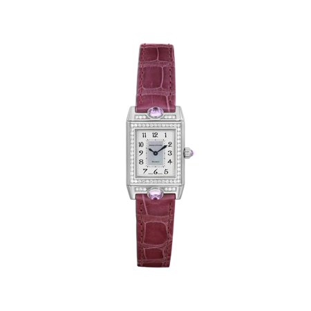 Jeager-LeCoultre Reverso 18K Gold Diamond Gem stone Silver Dial Watch Q2623402