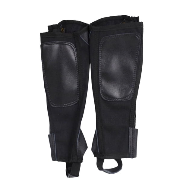 2 piezas de polainas para montar a caballo, protectores de piernas para botas de equitación. L