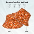 thumbnail image 5 of Daiia Funny corn spider web Pattern Bucket Hat - Trendy Cotton Sun Hat for Beach, Golf, Fishing - Fun Outdoor Vacation Boonie for Men and Women, 5 of 9