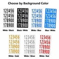 thumbnail image 6 of Number Stickers, 0-10 Number Stickers, Waterproof Self-Adhesive Digits for DIY Crafts, Planner, Scrapbooking, Birthday Party, Holiday, Mailbox, Home, Office & Car, Red, 6 of 9