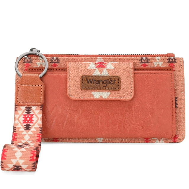 Pulsera Wallet Wrangler WG139-W013OR para mujer, estilo bohemio azteca