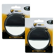 T-Rex Blind Spot Mirror, Attaches to Your Exterior Car Mirror (3" Round 2-Pack)