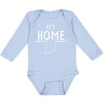thumbnail image 3 of Inktastic It's Home- State of Indiana Outline Boys or Girls Long Sleeve Baby Bodysuit, 3 of 5