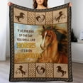 thumbnail image 2 of Horse Blanket Horse Gifts for Girls Boys Horse Throw Blanket for Couch Sofa Bed Soft Warm Flannel Fleece for Kids adultss50 x60, 2 of 6