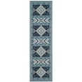 thumbnail image 5 of SAFAVIEH Classic Vintage Clarette Chevron Bordered Area Rug, Navy/Light Blue, 5' x 8', 5 of 9