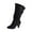 Black-A, variant on 2025 Shoes Boots Tapered Women's Boots for Women Calf High Booties for Women Heel Knee High Riding Boots for Women Boots High Heel Boots Women Knee High Flat Retro Women's Boots