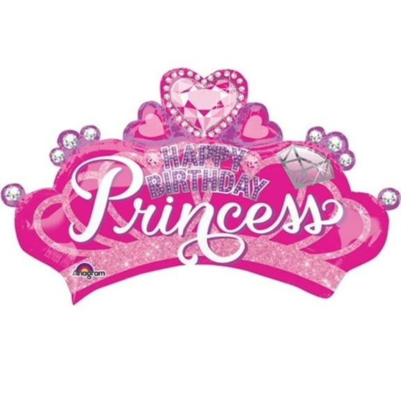 Burton & Burton Happy Birthday 32" Birthday Princess Balloon