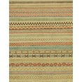 thumbnail image 1 of Ahgly Tapis Rectangulaire Abstrait Brun Cannelle Lavable en Machine, 3 Pieds x 5 Pieds, 1 of 7