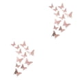 thumbnail image 2 of Calcomanías decorativas Inteprter 12 piezas 3D papel hueco Animal hogar cocina decoración Oro rosa, 2 of 6