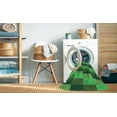 thumbnail image 2 of Ahgly Company Machine Washable Indoor Square Transitional Forest Green Area Rugs, 6' Square, 2 of 7