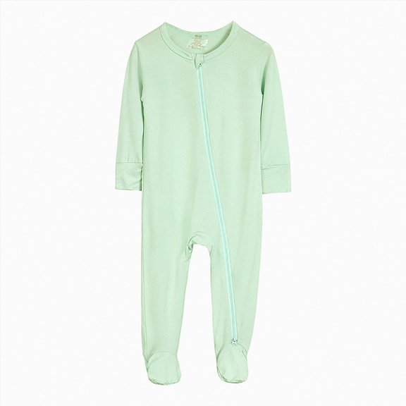 CAUYDY Preemie Girls Pjs Fall Winter Newborn Clothing for Boys Baby Long Sleeved Loungewear Unisex Infant Bodysuit 6 9 12 18 Months Sizes 6-12 Months,Light Green