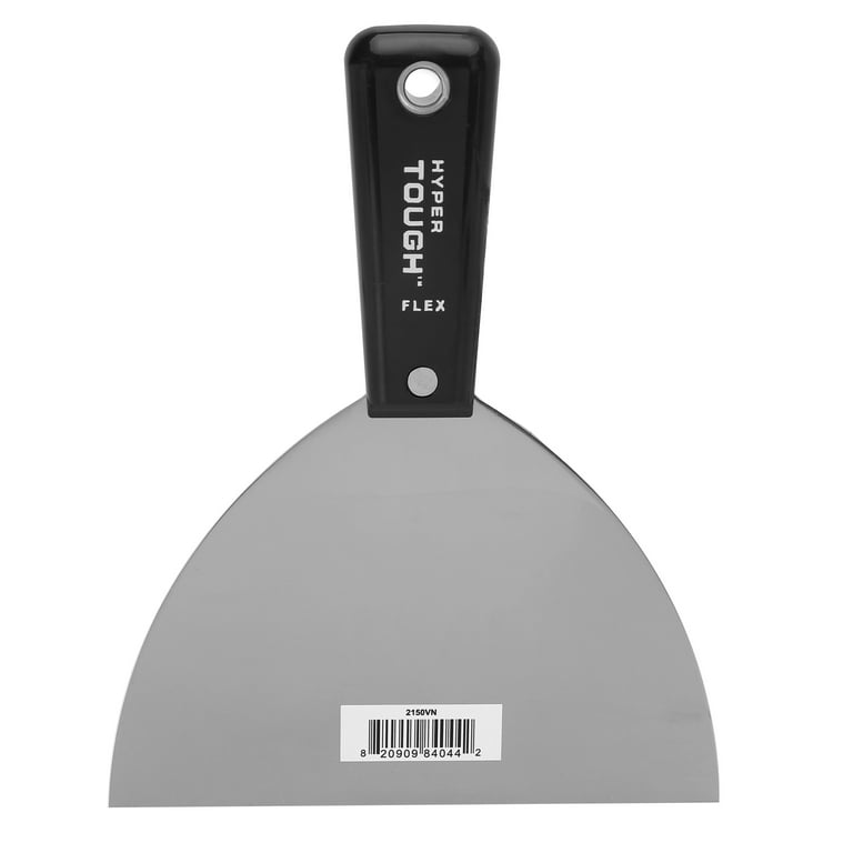 Hyper Tough 6-Inch Flex Putty Knife Stainless Steel Flexible