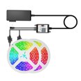 thumbnail image 1 of Amdohai Smart Wifi LED RGB Strip Lights 65.6ft. 5050 Color Changing Lights with Voice & APP & 24 Keys Remote Control Tape Lights Christmas Decoration Light for Home Party Festival, 1 of 7