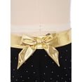 thumbnail image 5 of Haitryli Kids Girls Dance Shorts Metallic Bow Rhinestone Shorts For Gymnastics Ballet Dance Stage Performance Outfits Gold 12, 5 of 7