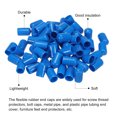 thumbnail image 4 of Uxcell Rubber End Caps Cover Vinyl Screw Thread Protector Round Vacuum Caps for Screw Bolt Pipes 1/2 inch 50Pcs, 4 of 5