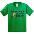 thumbnail image 3 of Inktastic Grandpa's Fishing Buddy Youth T-Shirt, 3 of 5
