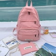 thumbnail image 1 of Cartoon Alphabet Student Backpack Casual Large Capacity Travel 2 Piece Set, 1 of 5