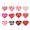 B, variant on Heart Shaped Wooden Hanging Ornaments Natural Wood Wall Decor for Valentine's Day Home Wedding Party Backdrop Rustic Decorative Pendants Set of 30 or 36 Pieces