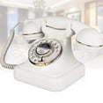 thumbnail image 3 of Antique Rotary Dialing Telephone Corded Desk Device Vintaged Mechanical Ringtone, 3 of 11