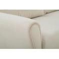 thumbnail image 5 of US Pride Furniture Corel 58.27" Flared Arm Ivory Velvet Loveseat, 5 of 5