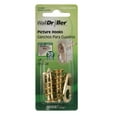 thumbnail image 2 of Hillman Brass-Plated Drywall Picture Hook Heavy Duty - 50 Lb - 2 Pack, Gold, 2 of 3