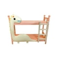 thumbnail image 2 of BESTSKY Doll Furniture Bed Furniture Model Realistic DIY Decor Ornament for Bedroom Pink, 2 of 4