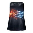 thumbnail image 4 of Mepaouo American Flag Strapless Bandeau Tank Women 4th of July Sleeveless Ruffled Tube Bandeau Tops, 4 of 5