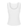 thumbnail image 3 of fatyb Ribbed Tank Tops Scoop Neck for Women Sleeveless Slim Crop Shirts Womens Summer Basic Cami Shirts, 3 of 7