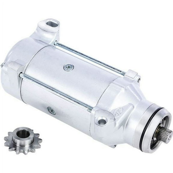 Fire Power Starter Motor (Silver) Compatible with 80-82 Honda GL1100