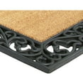 thumbnail image 4 of Nedia Home Acanthus Border with Rubber/Coir Doormat, 22 by 36-Inch, Monogrammed V, 4 of 5