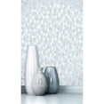 thumbnail image 2 of Brewster Ethan Silver Triangle Wallpaper, 2 of 2