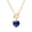 Lapis Lazuli, variant on Heart Lapis Lazuli Paperclip Toggle Necklace for Women 18K Gold Plated Natural Lapis Lazuli Jewelry Christmas Gift for Mother